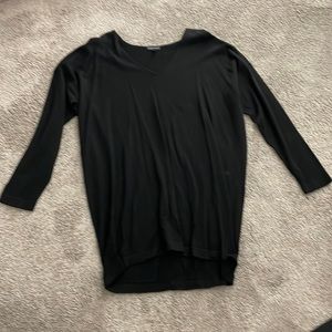 Eileen fisher xl black wool tunic